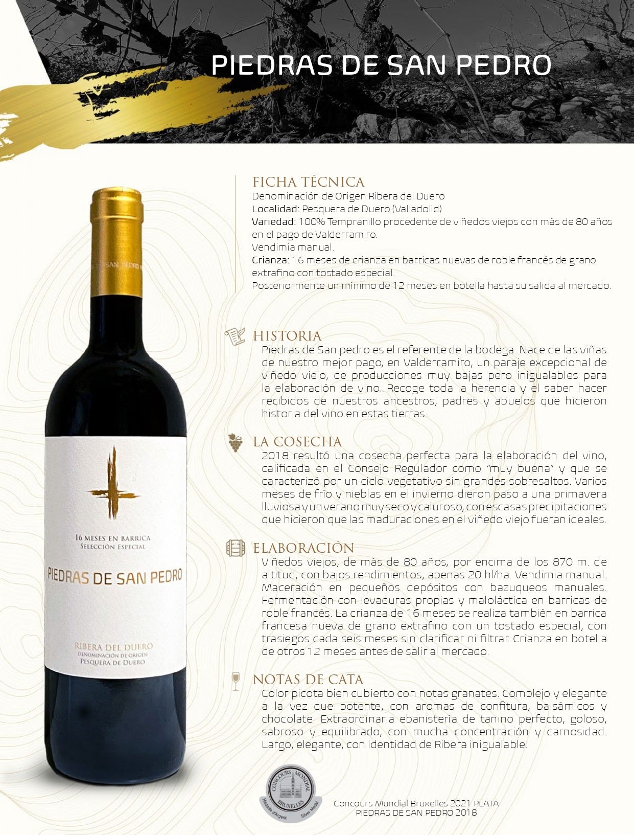 PIEDRAS DE SAN PEDRO CRIANZA -  CAJA 6 BOTELLAS