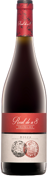 REAL DE A 8 RIOJA TINTO CRIANZA 12 BOTELLAS DE 75 CL.