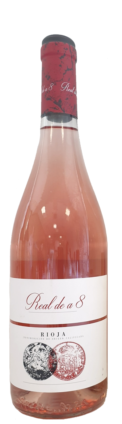 REAL DE A 8 ROSADO D.O. RIOJA - 12 BOTELLAS DE 75 CL.