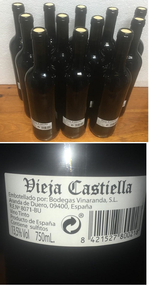 VIEJA CASTIELLA TINTO - CAJA 12 BOTELLAS