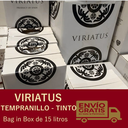 VIRIATUS TEMPRANILLO TINTO -  BOX. 15 LITROS